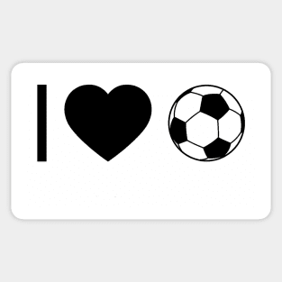 I Love Football Sticker